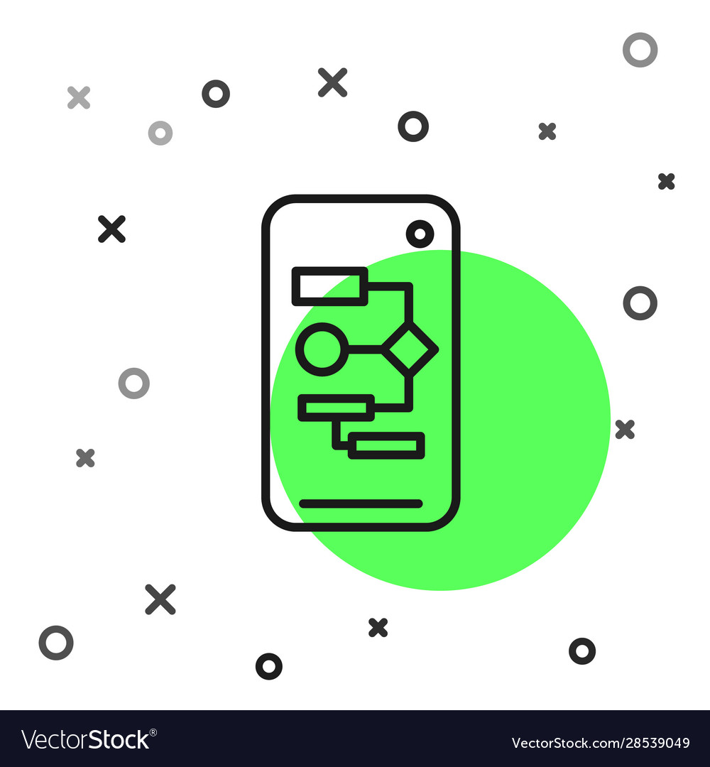 Algorithm Icon - Abstract Data Flow