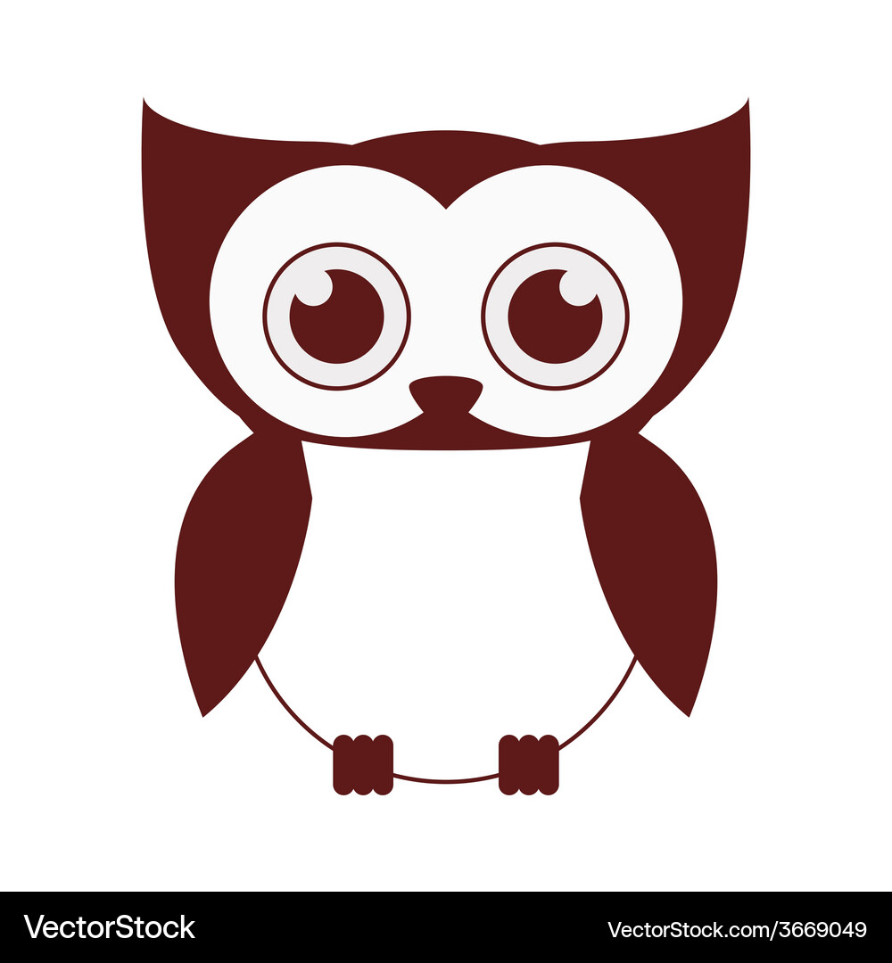 Bird design over white background Royalty Free Vector Image
