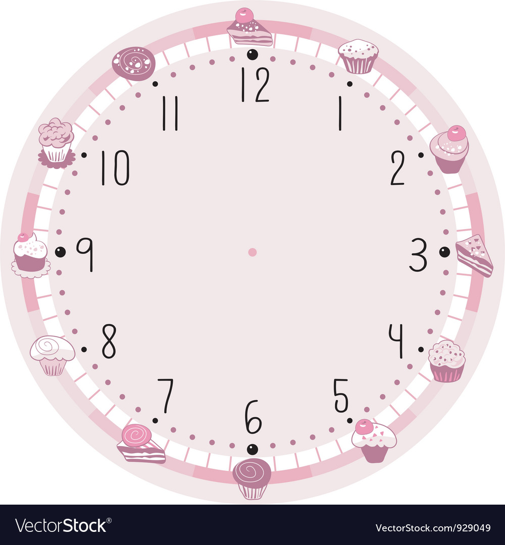 Dessert Clock Face