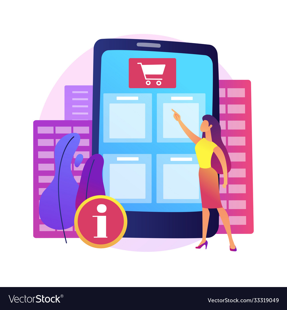 Digital guide abstract concept vector image Digital guide abstract concept