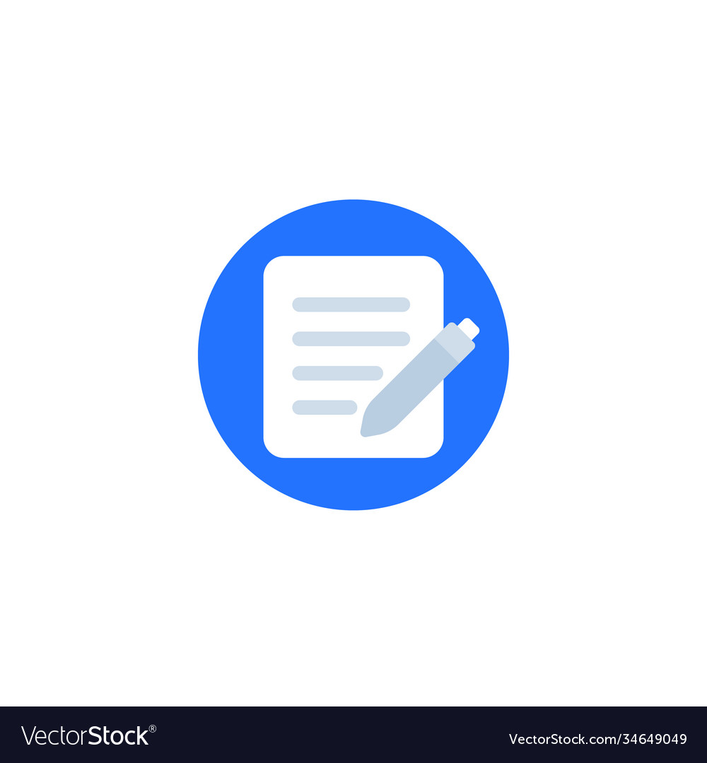 Document edit icon design