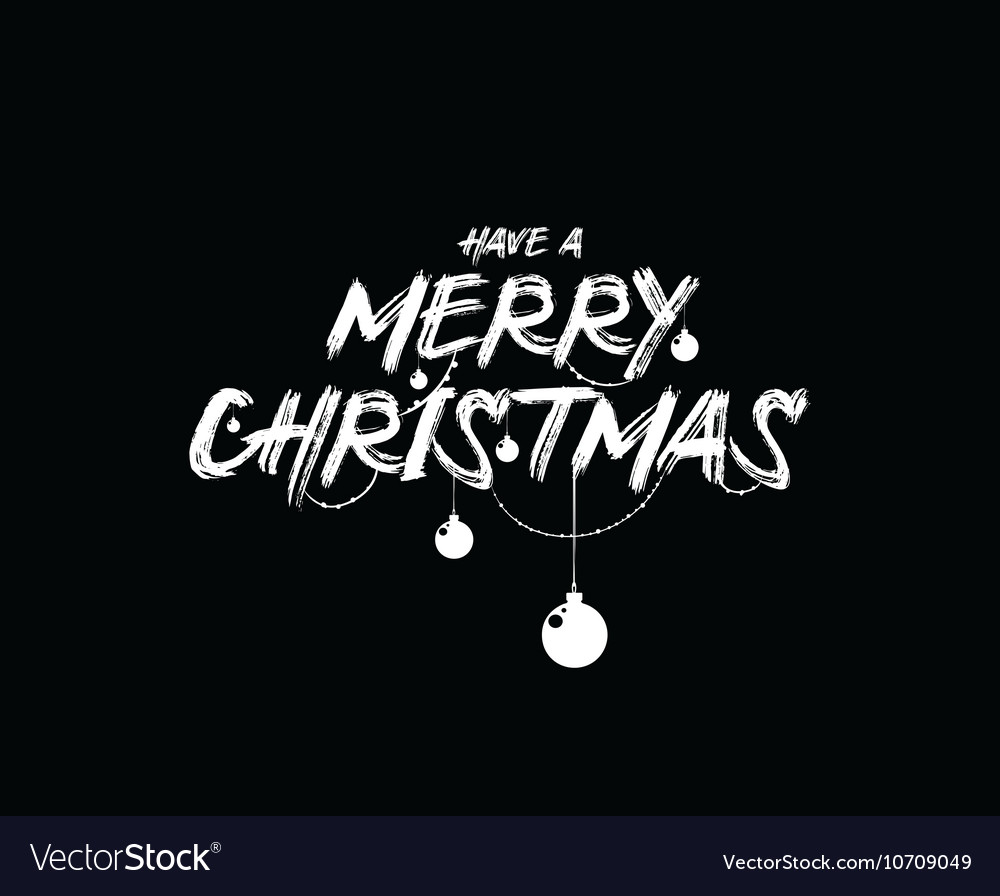 Merry christmas typographic emblems set