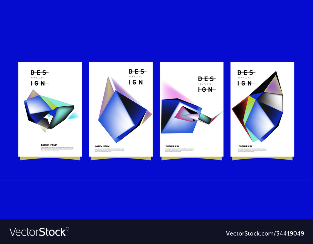 Simple colorful abstract geometric background Vector Image Simple colorful abstract geometric background
