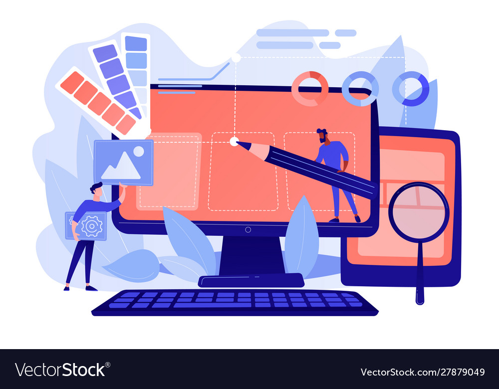Web design development concept