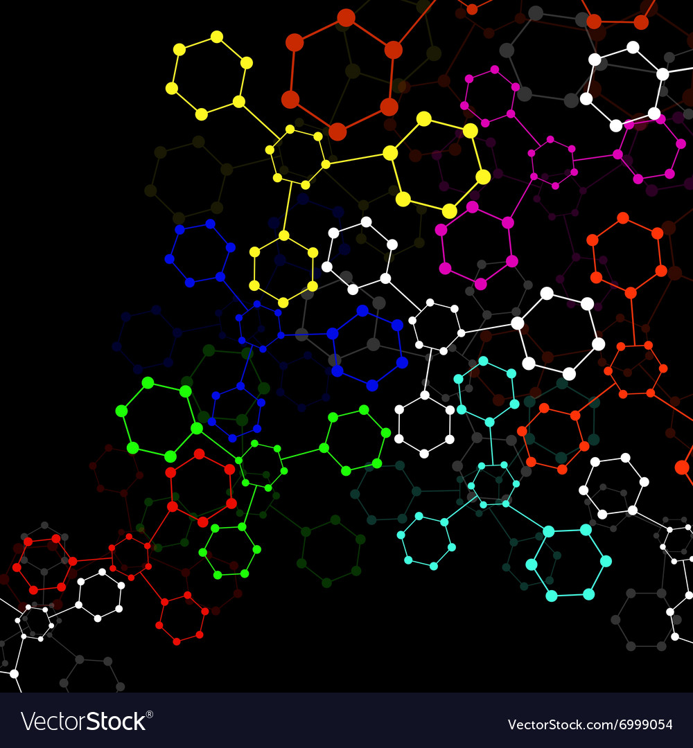 Buntes Molekül dna