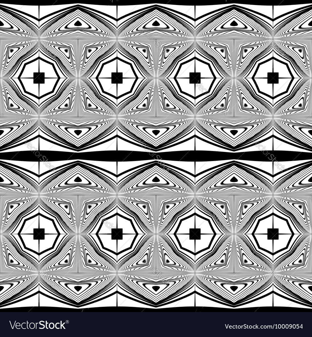 Design seamless monochrome decorative pattern