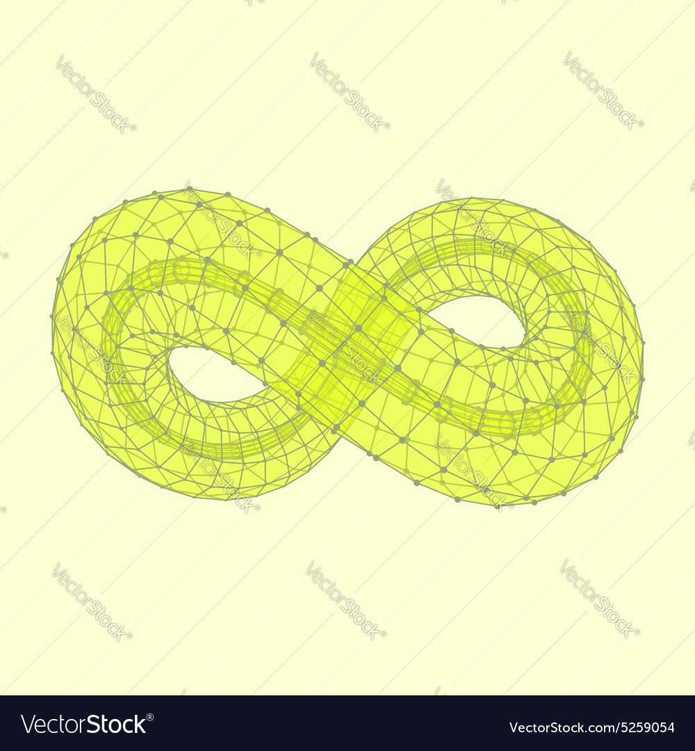 Infinity-Symbol kann als Designelement verwendet werden