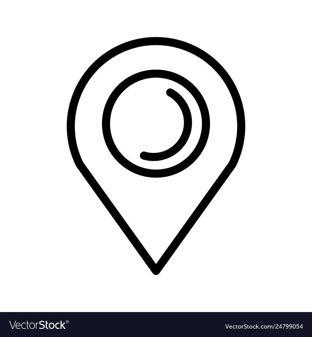 Pin pointer location icon