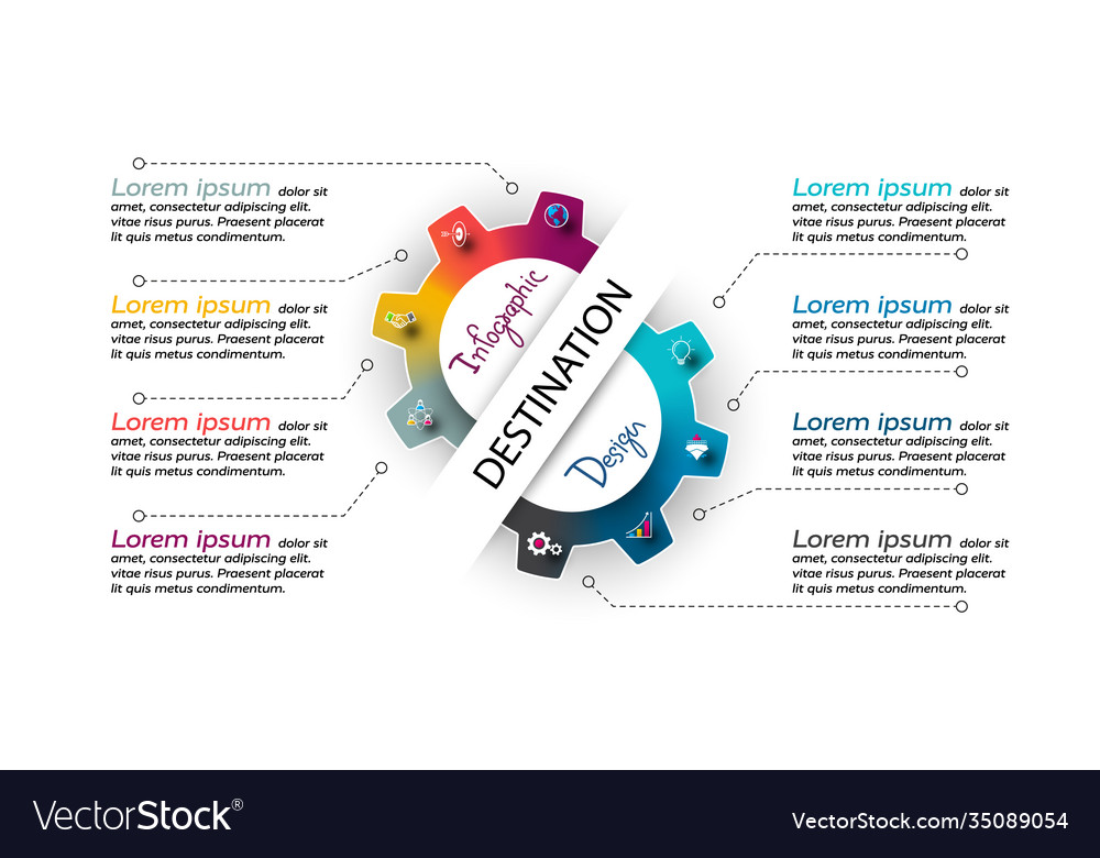 Presentation data through shapes diagrams