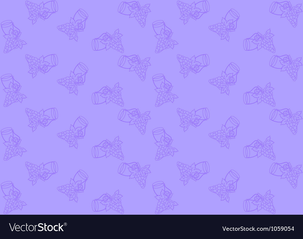 Seamless pattern with grapes