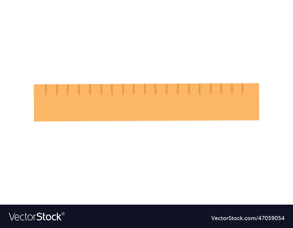 Stationery ruler icon Royalty Free Vector Image