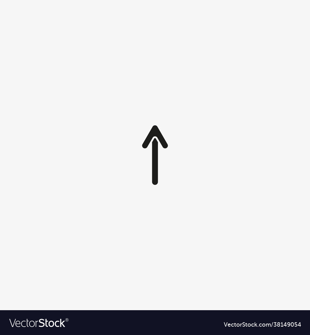Up arrow icon scroll jump to top button sign