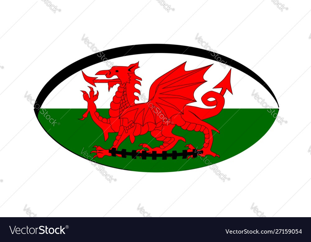 Welsh flag rugby ball