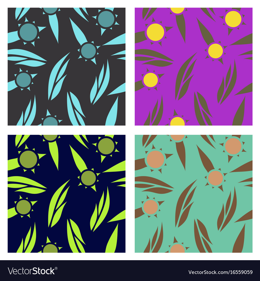 Assembly of patterns in flower style