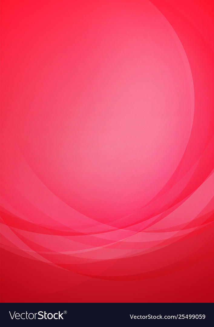Curved abstract red background vector image Curved abstract red background