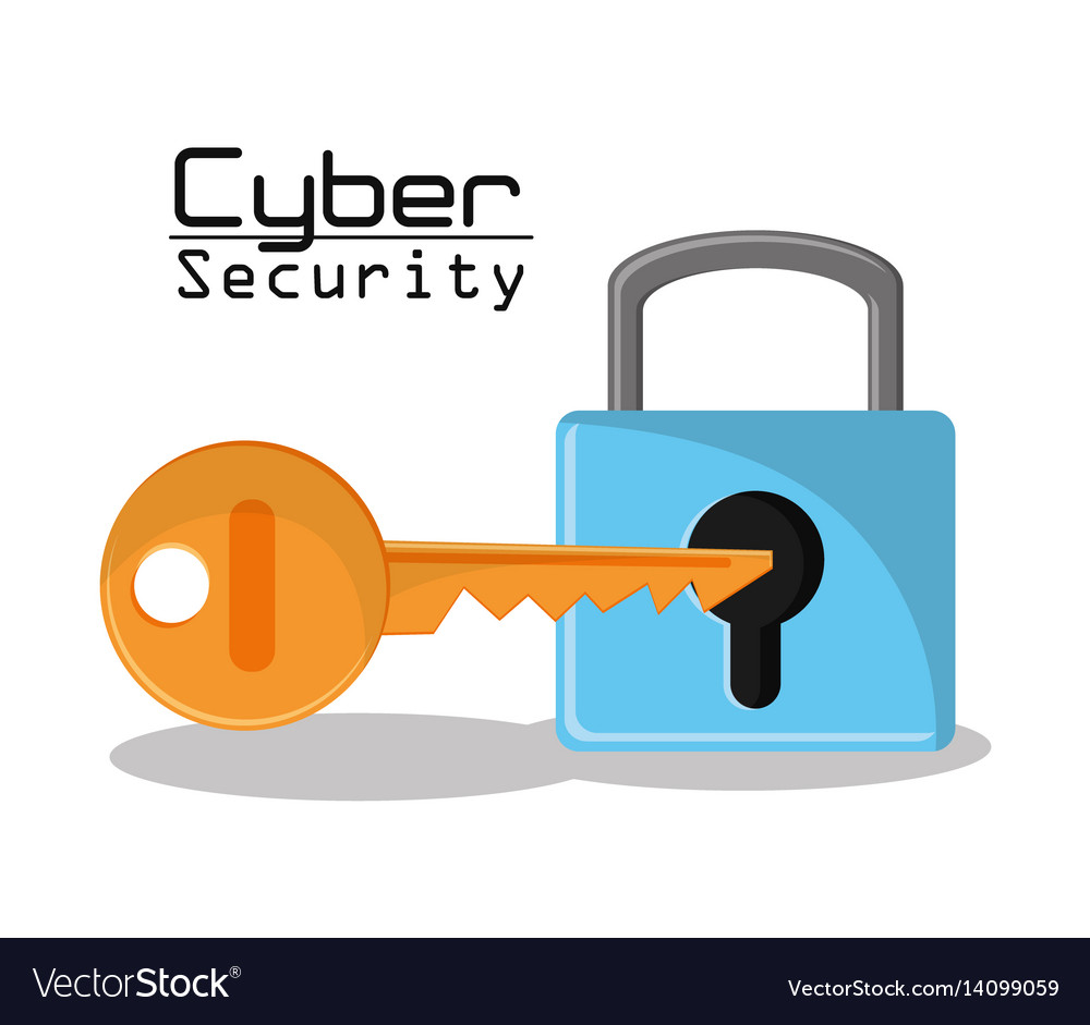 Cyber security padlock key protection data access