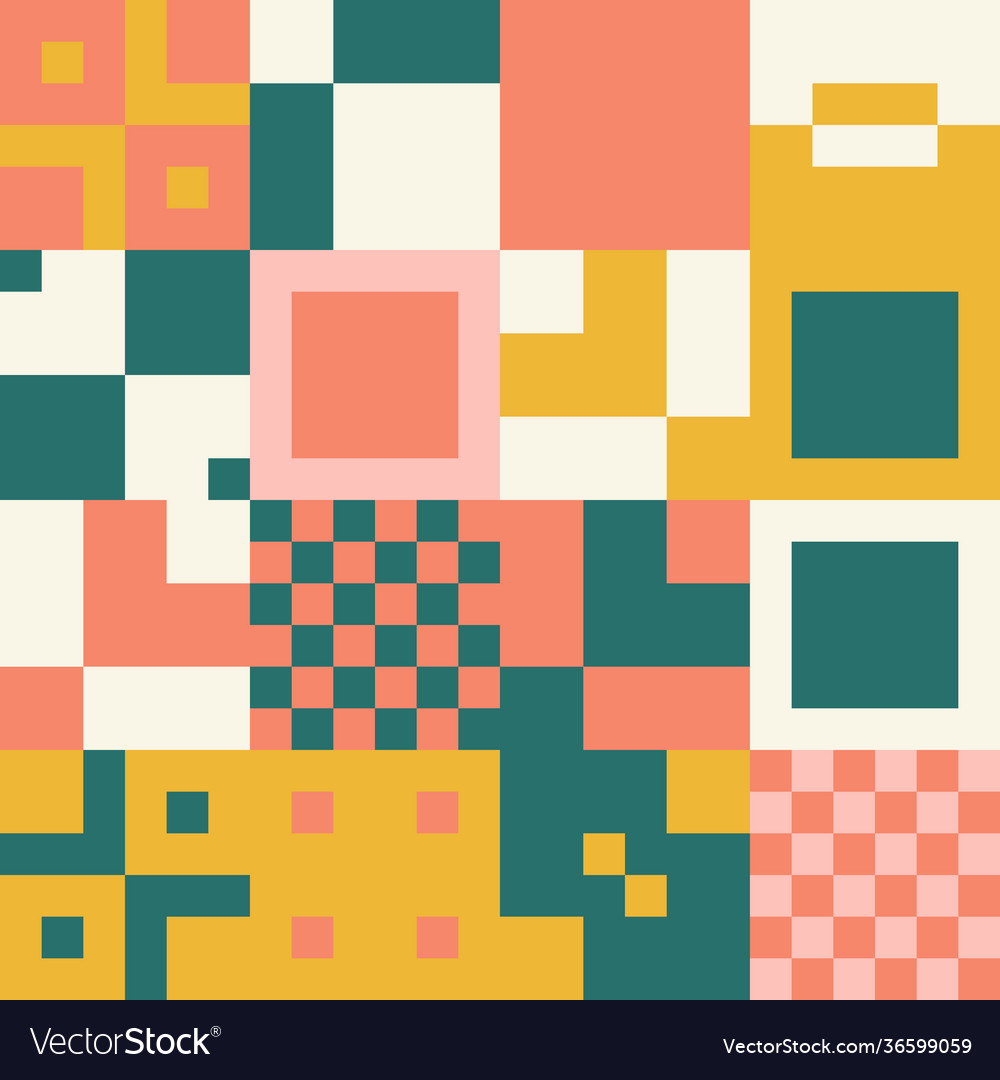 Geometric abstract elements design