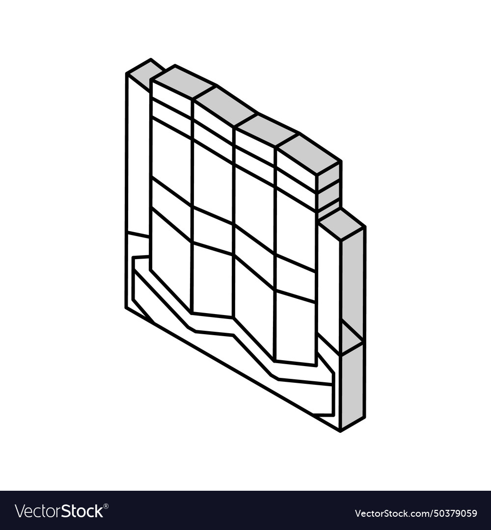 Lalibela africa historical construction isometric vector image Lalibela africa historical construction isometric