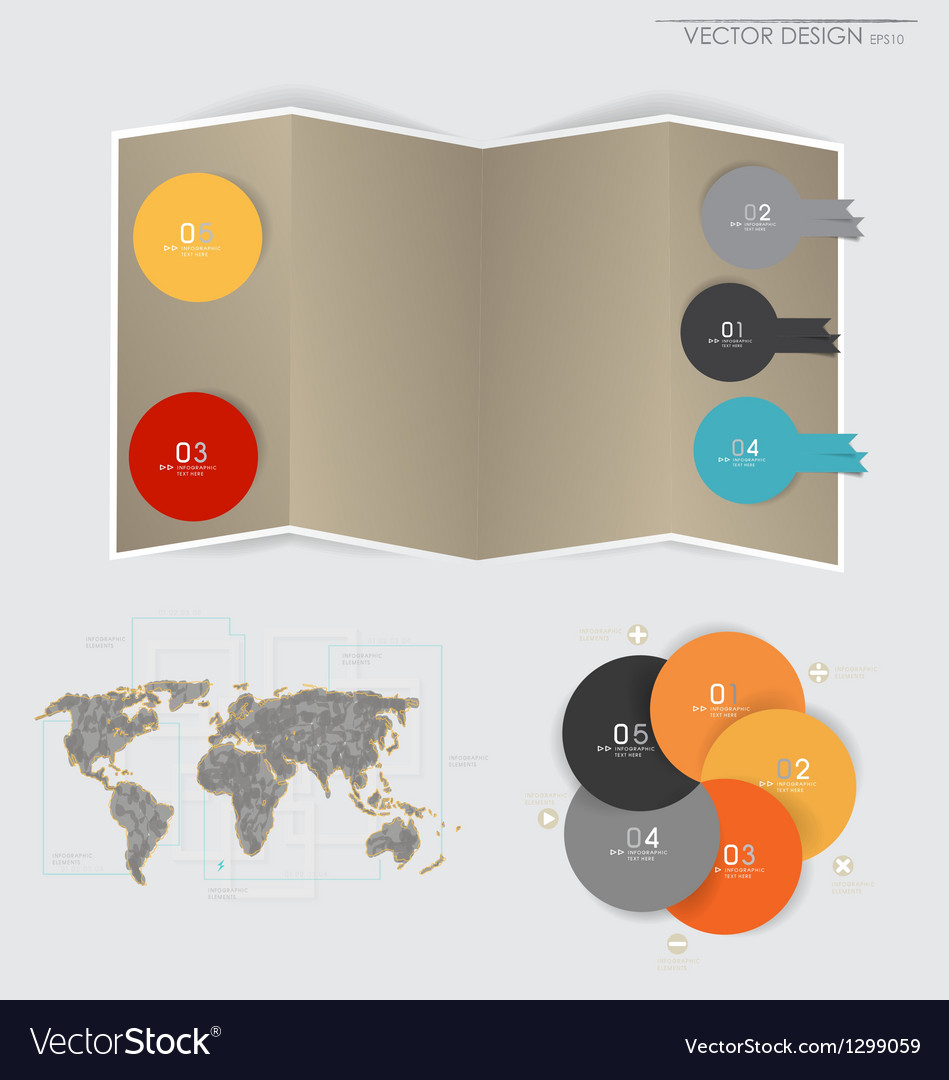 Modern design layout template