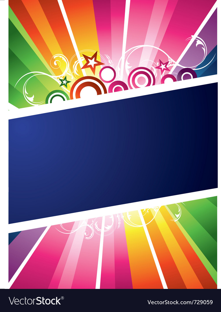 Rainbow background Royalty Free Vector Image - VectorStock