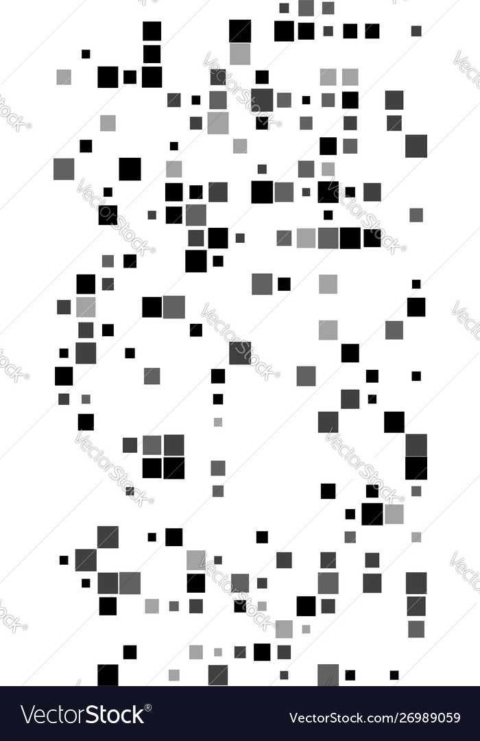 Random squares mosaic pattern pixelated