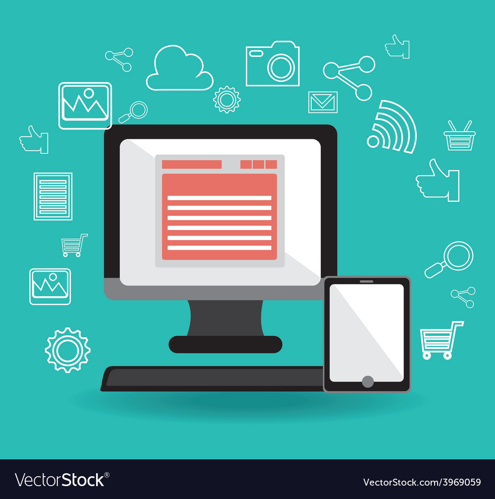 Technology design Royalty Free Vector Image - VectorStock