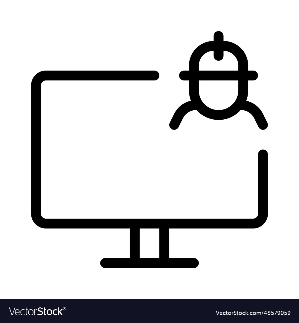 Worker used computer to monitor production process