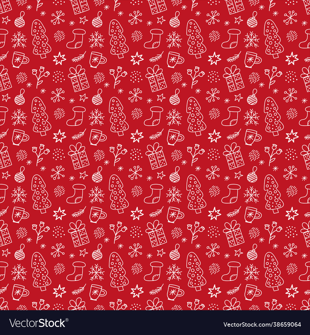 Christmas seamless pattern