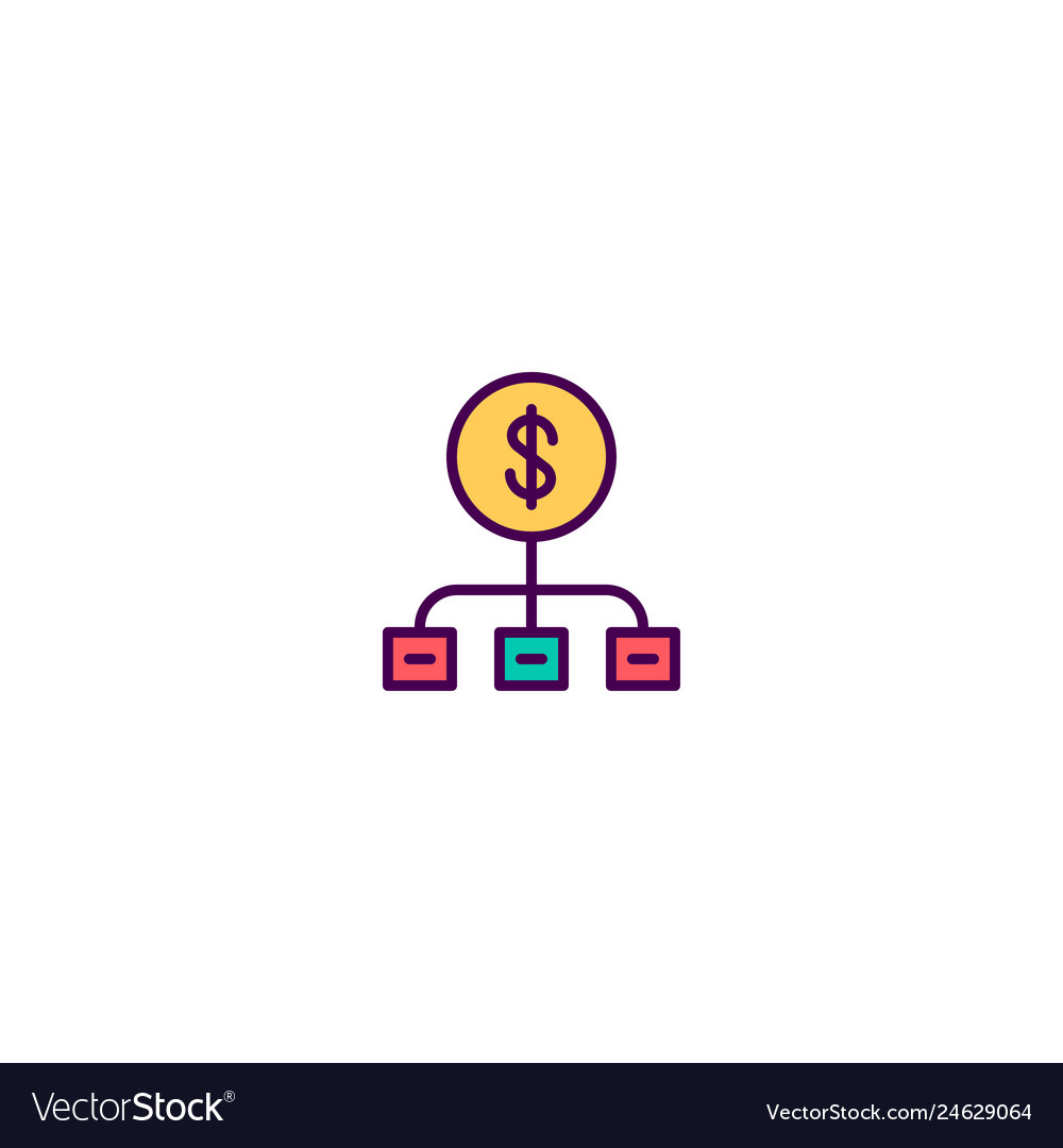 Diagram icon design marketing