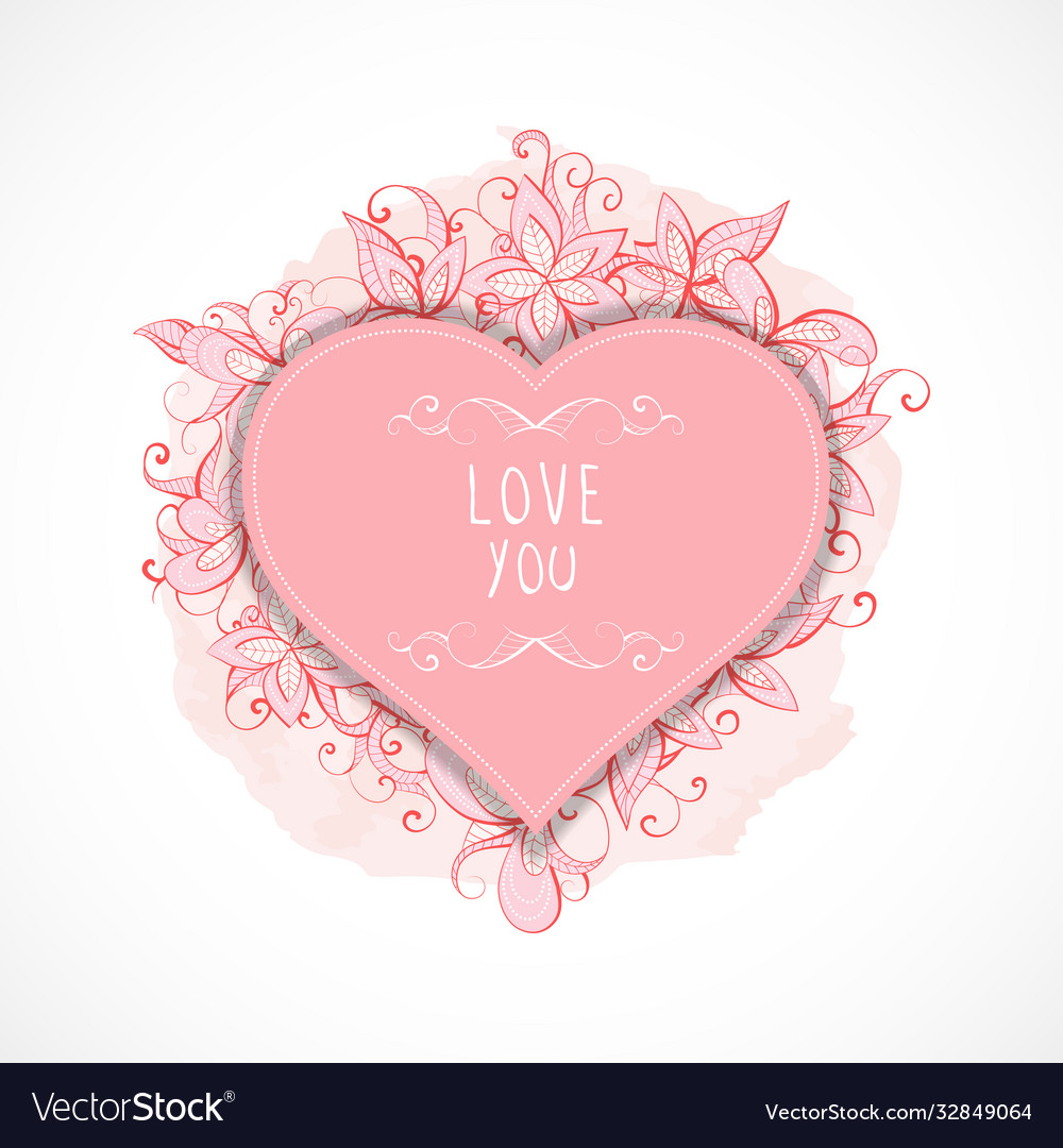 Frames in heart shape