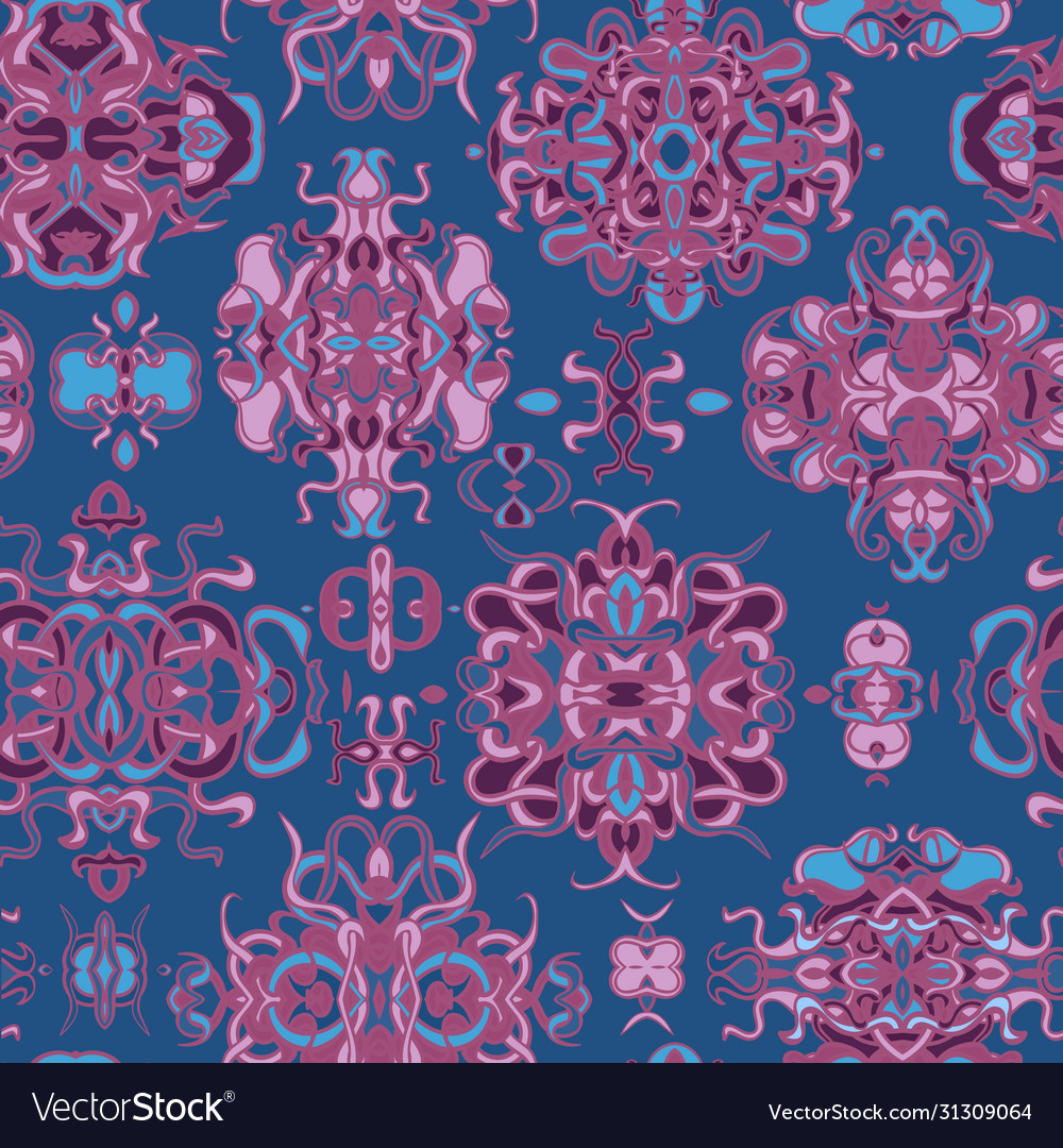 Seamless pattern with colorful abstract shape vector image Seamless pattern with colorful abstract shape