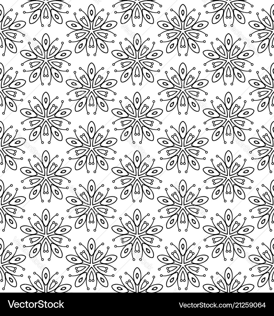 Subtle geometric ornament seamless pattern Vector Image