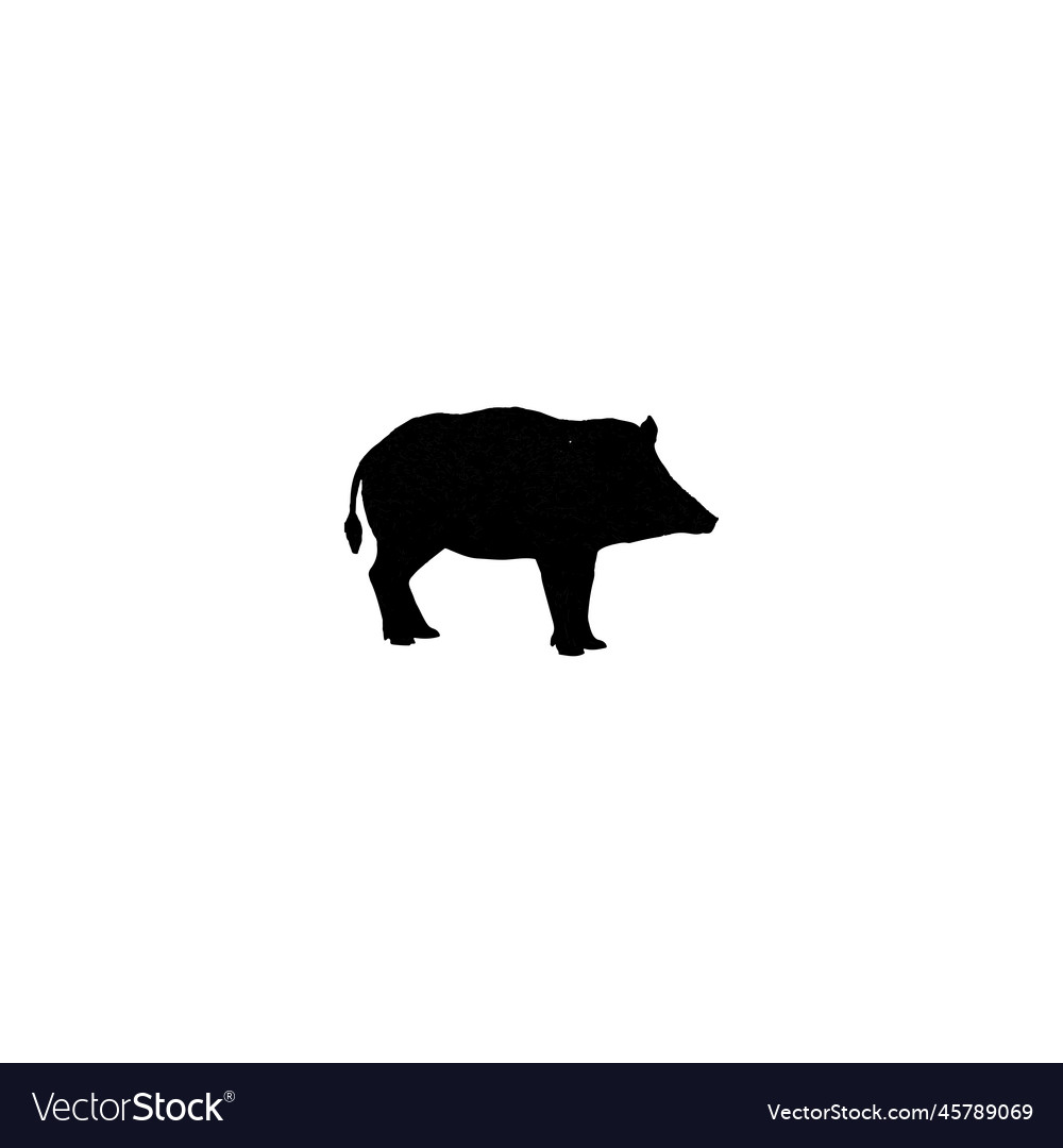 Boar icon simple style the wild nature travel