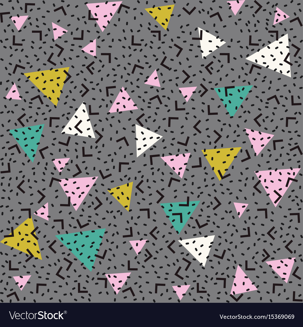 Geometric Memphis Pattern