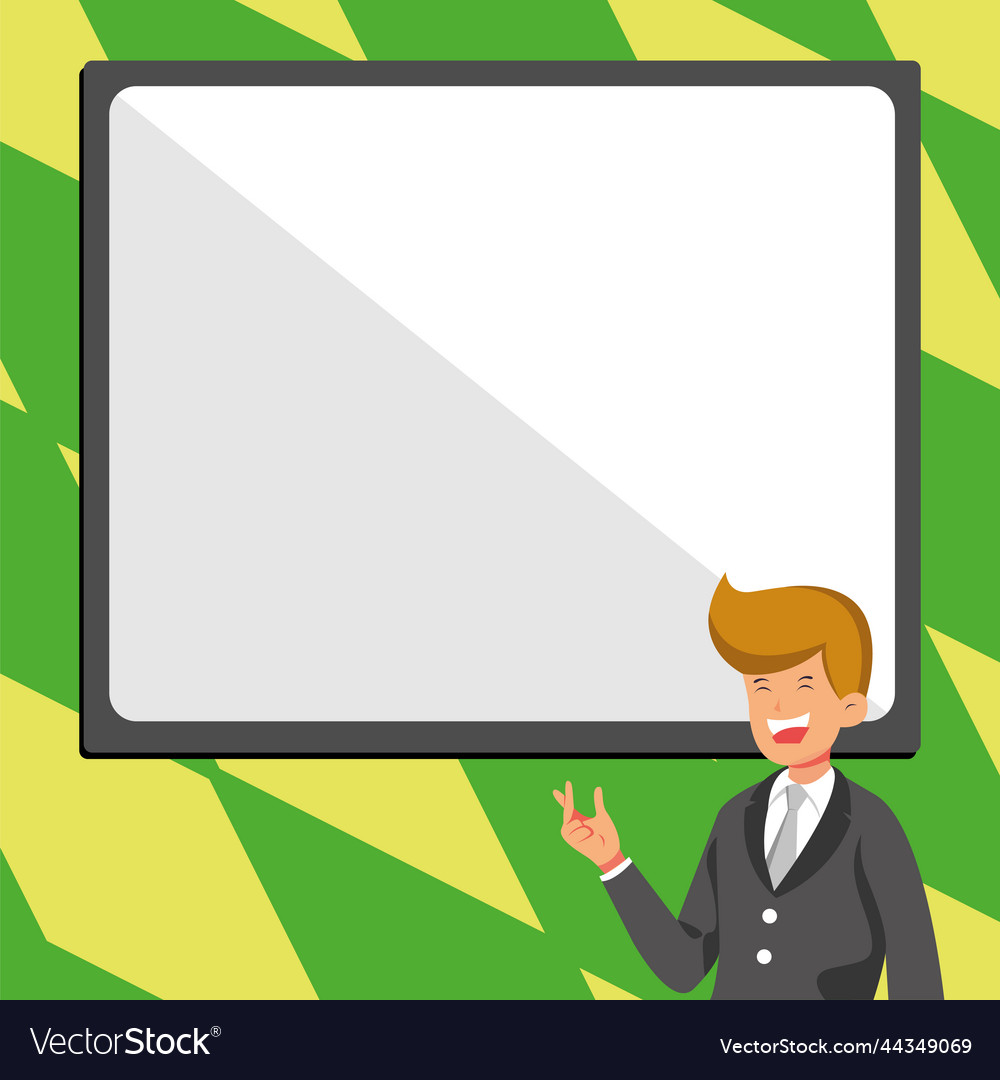 Instructor drawing pointing stick on empty