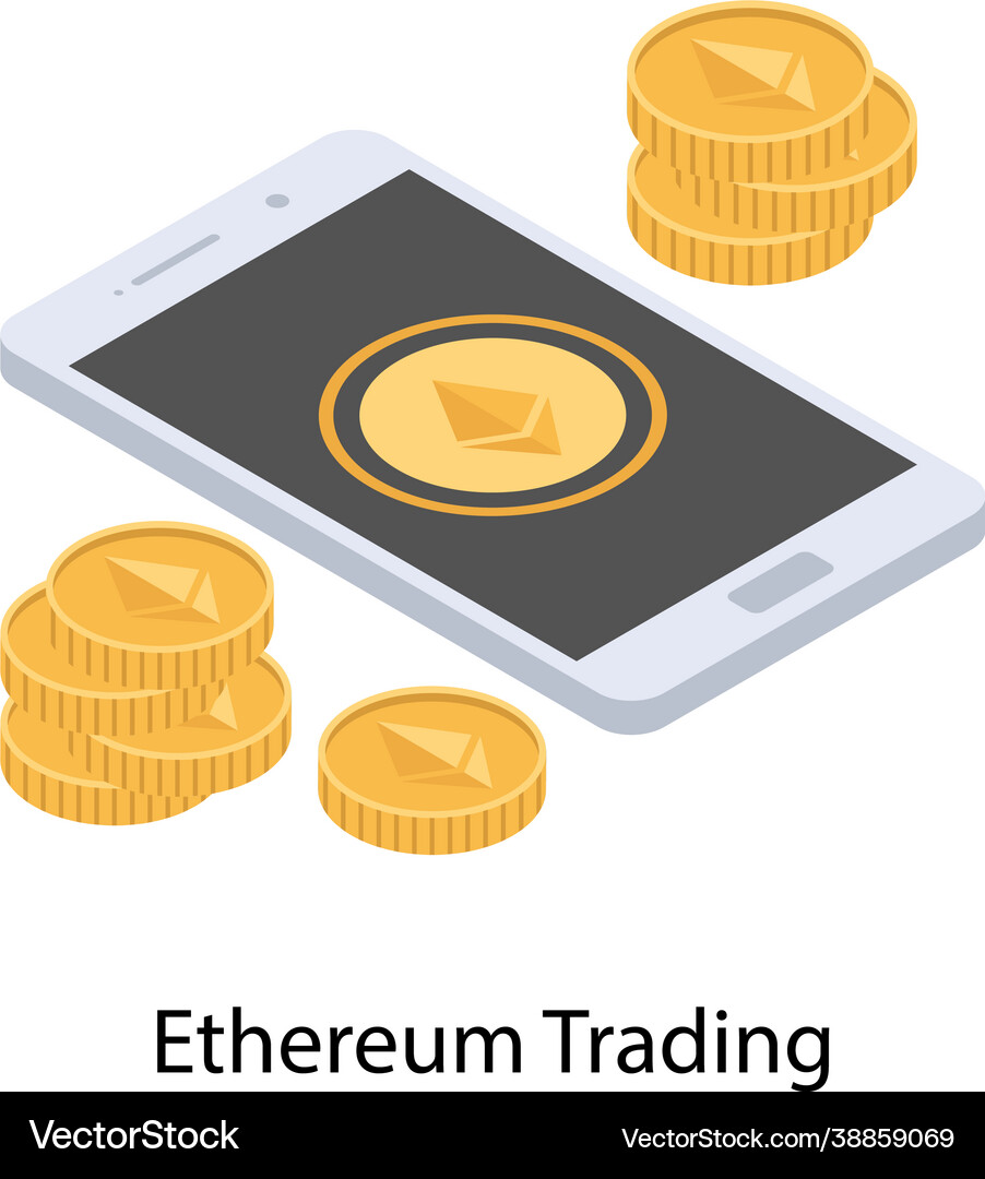 Online bitcoin payment Royalty Free Vector Image