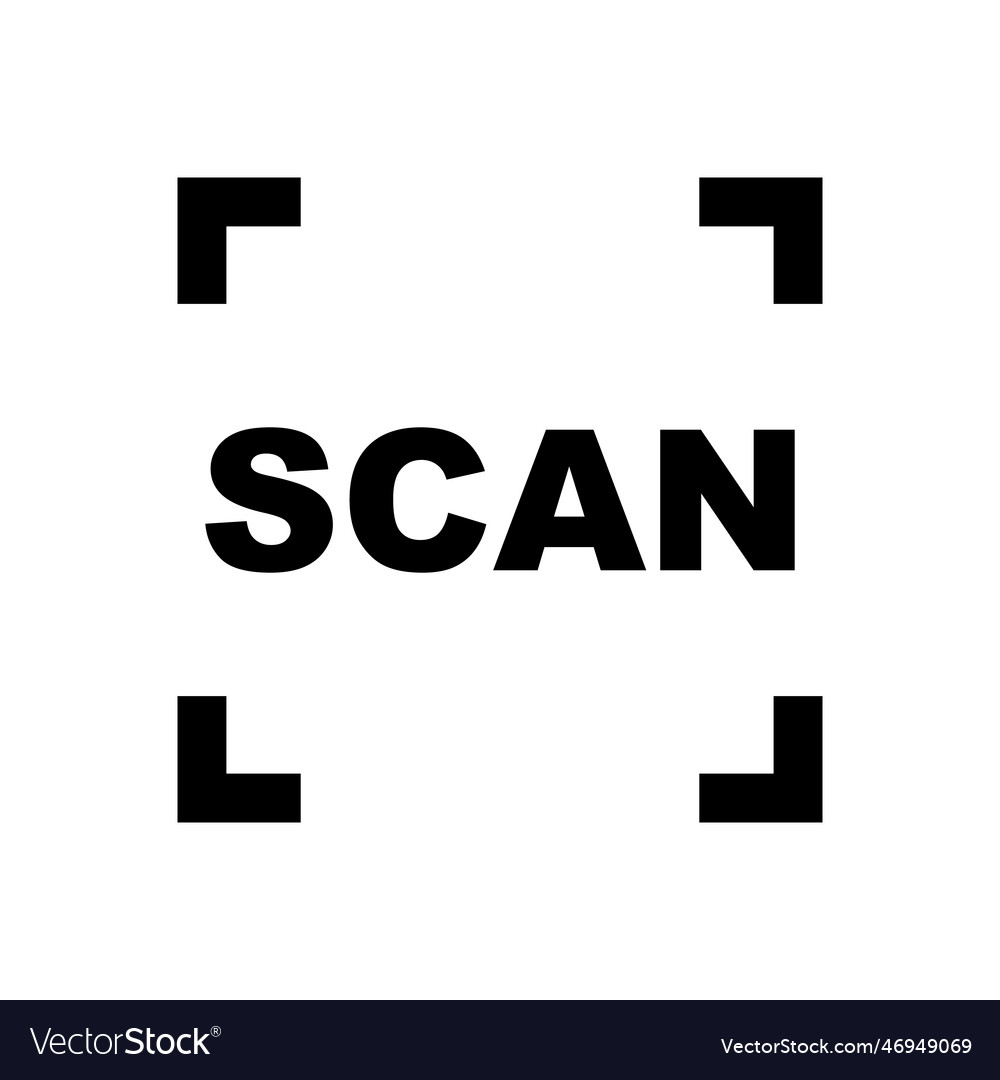 Scan logo icon or read