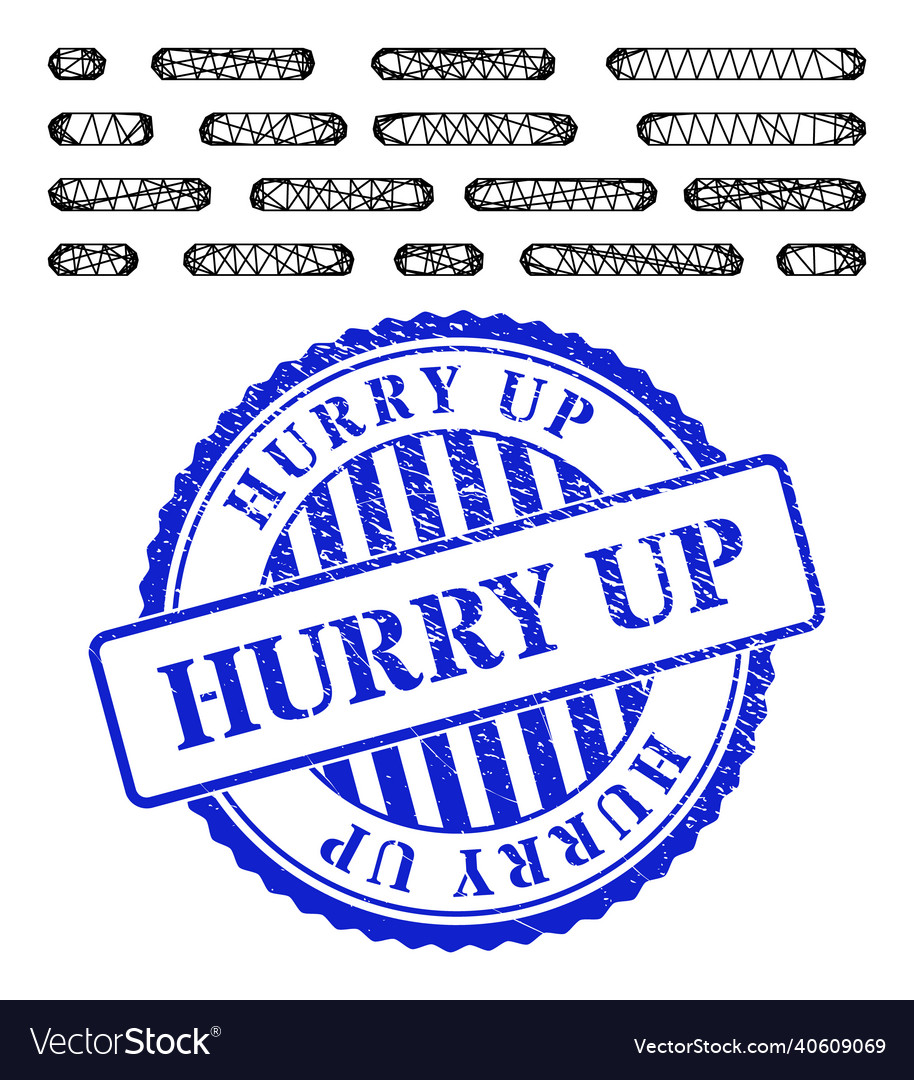 Scratched hurry up stamp seal and net transition