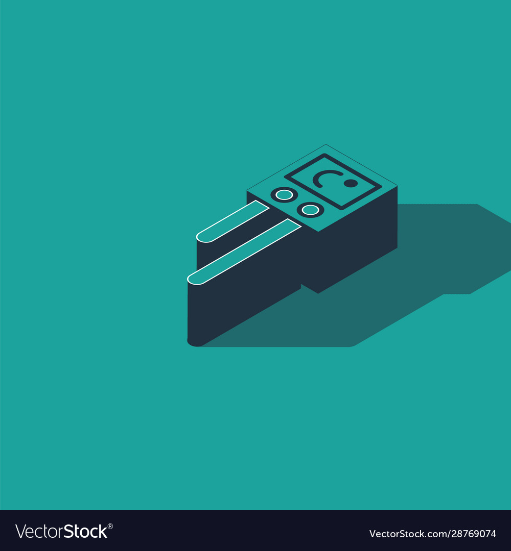 Isometric temperature and humidity sensor icon Vector Image Isometric temperature and humidity sensor icon