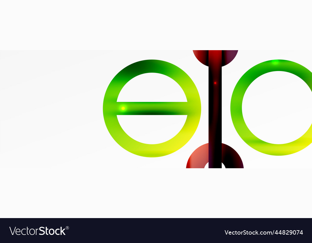 Minimal geometric abstract background circle vector image Minimal geometric abstract background circle
