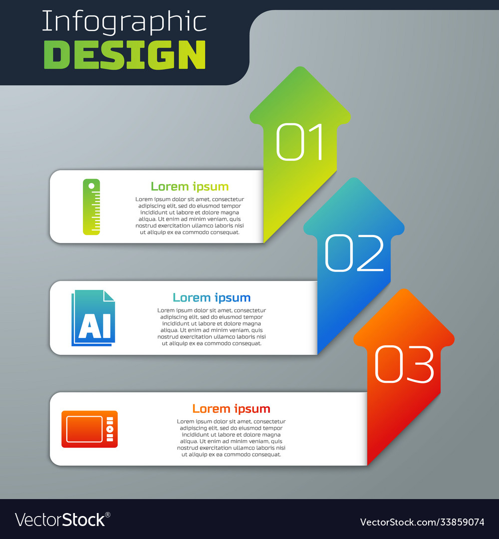 Set ruler ai file document and graphic tablet vector image Set ruler ai file document and graphic tablet