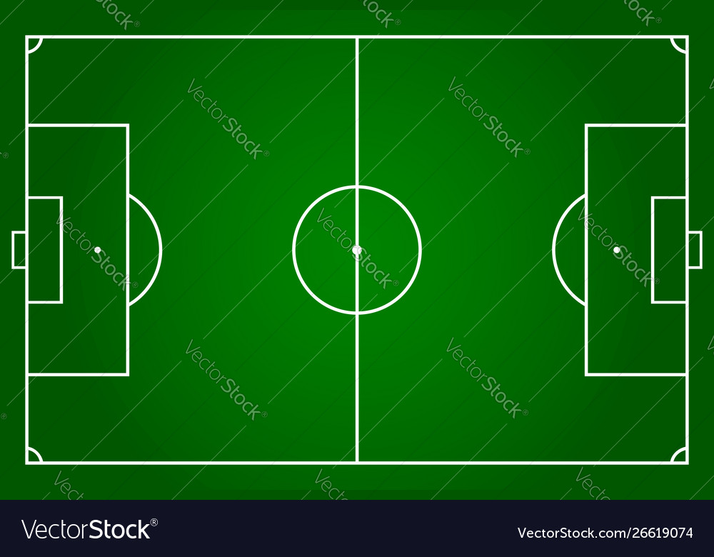 Soccer field or football Royalty Free Vector Image