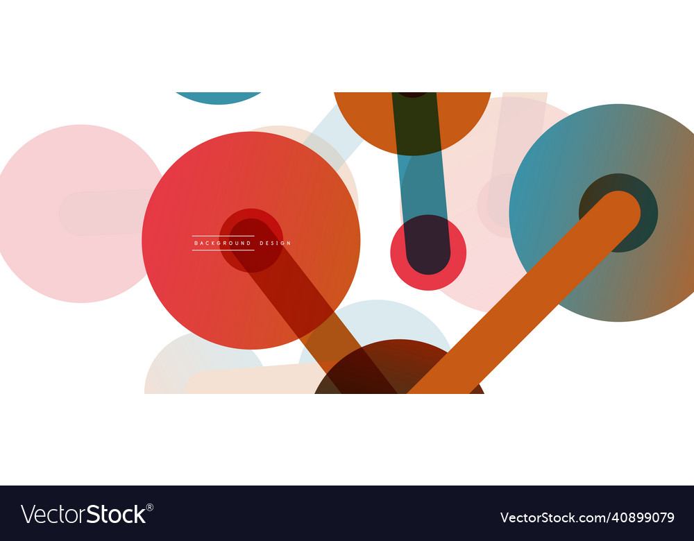 Abstract background round dots connected by lines