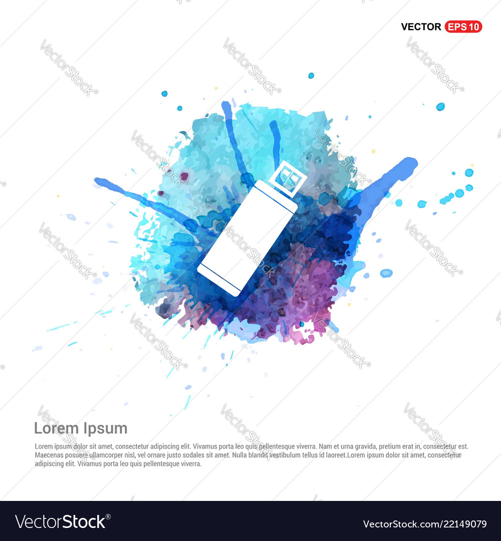 App window interface icon - watercolor background