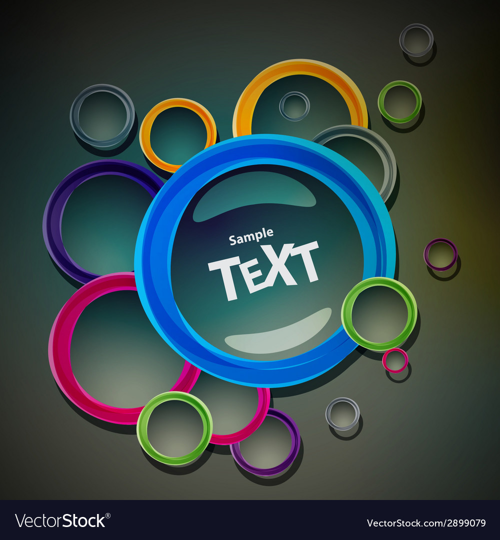 Colorful Abstract Circle Pattern