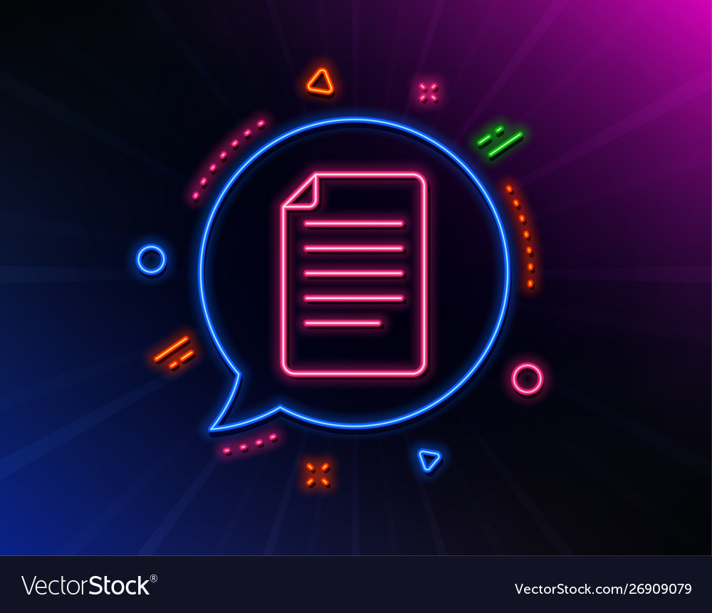 Document management line icon file sign vector image Document management line icon file sign