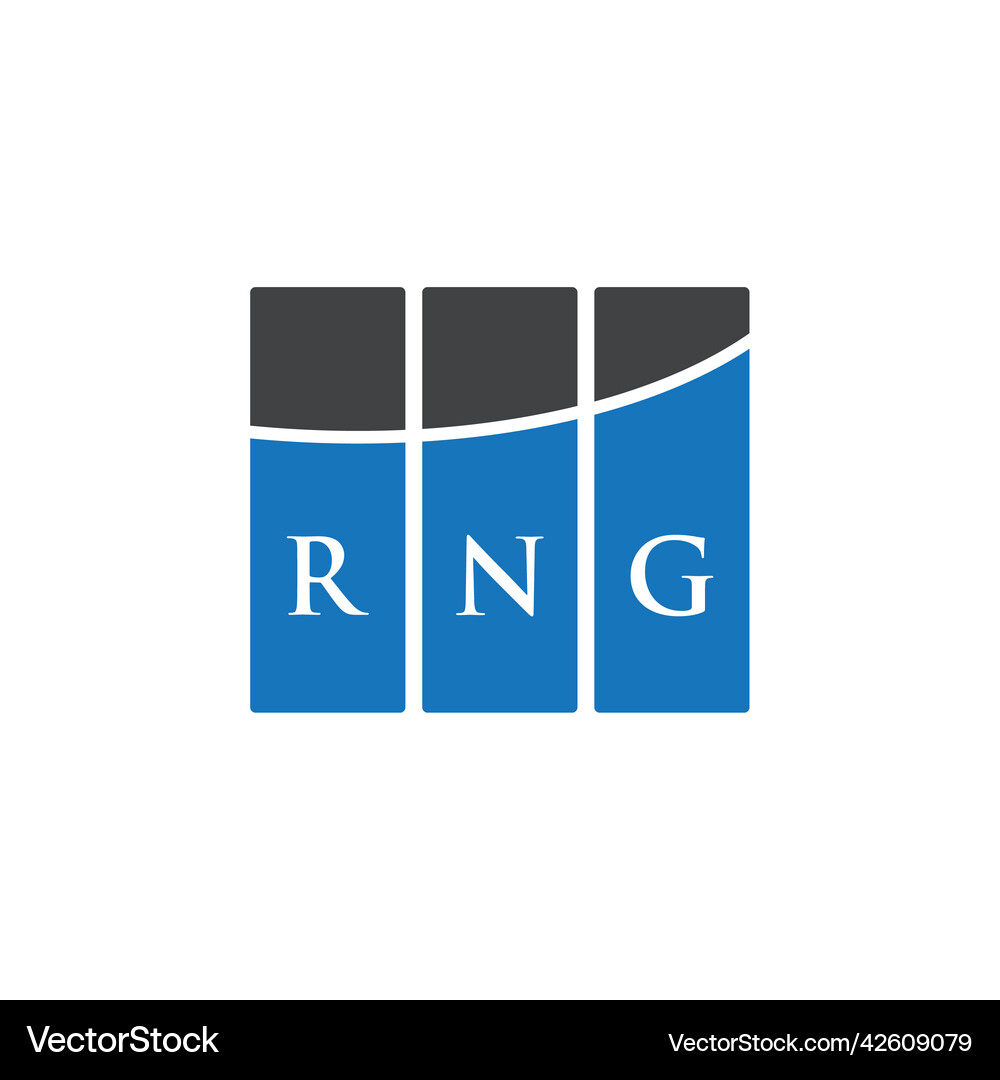 Rng Logo Rng Logo Design Inspiration Unique Identity Stock Vector