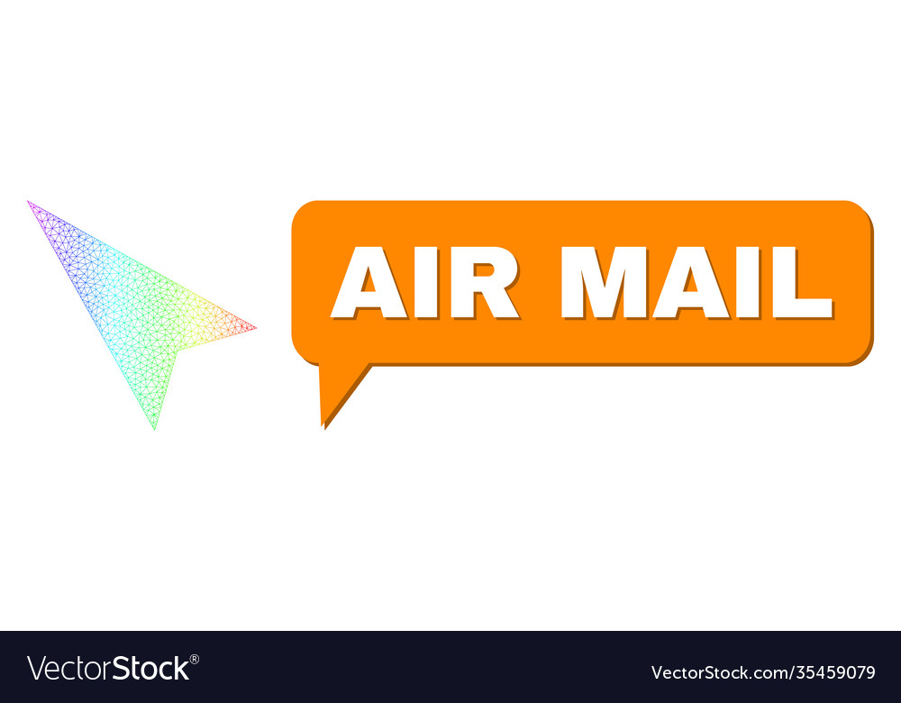 Spectral net gradient arrowhead left-up icon vector image Spectral net gradient arrowhead left-up icon