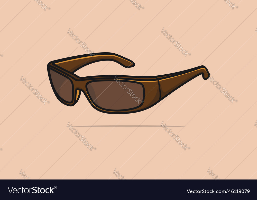 Summer shiny sun glasses