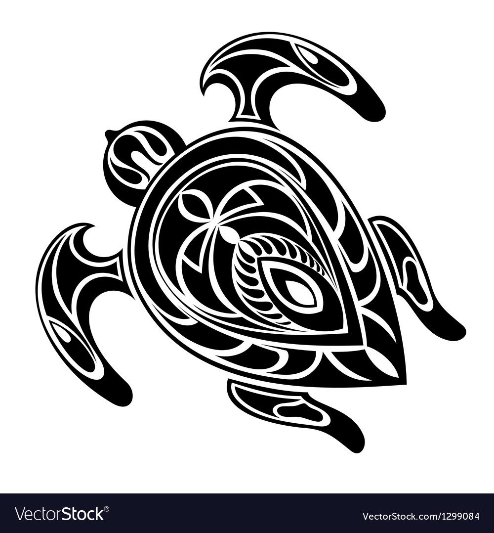 Abstract turtle Royalty Free Vector Image VectorStock